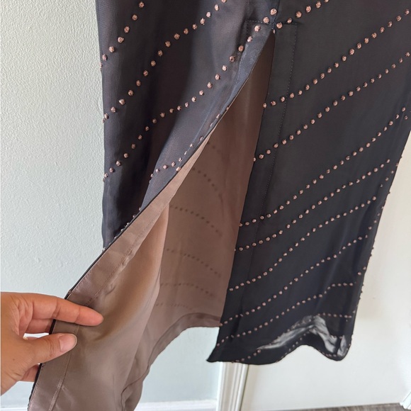 Sonja Kiefer Women’s Silhouette Y2K Baby Doll Style Beaded Gown size XS - Picture 12 of 16